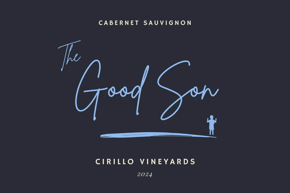 The Good Son, 2024 Cirillo Vineyards wine label